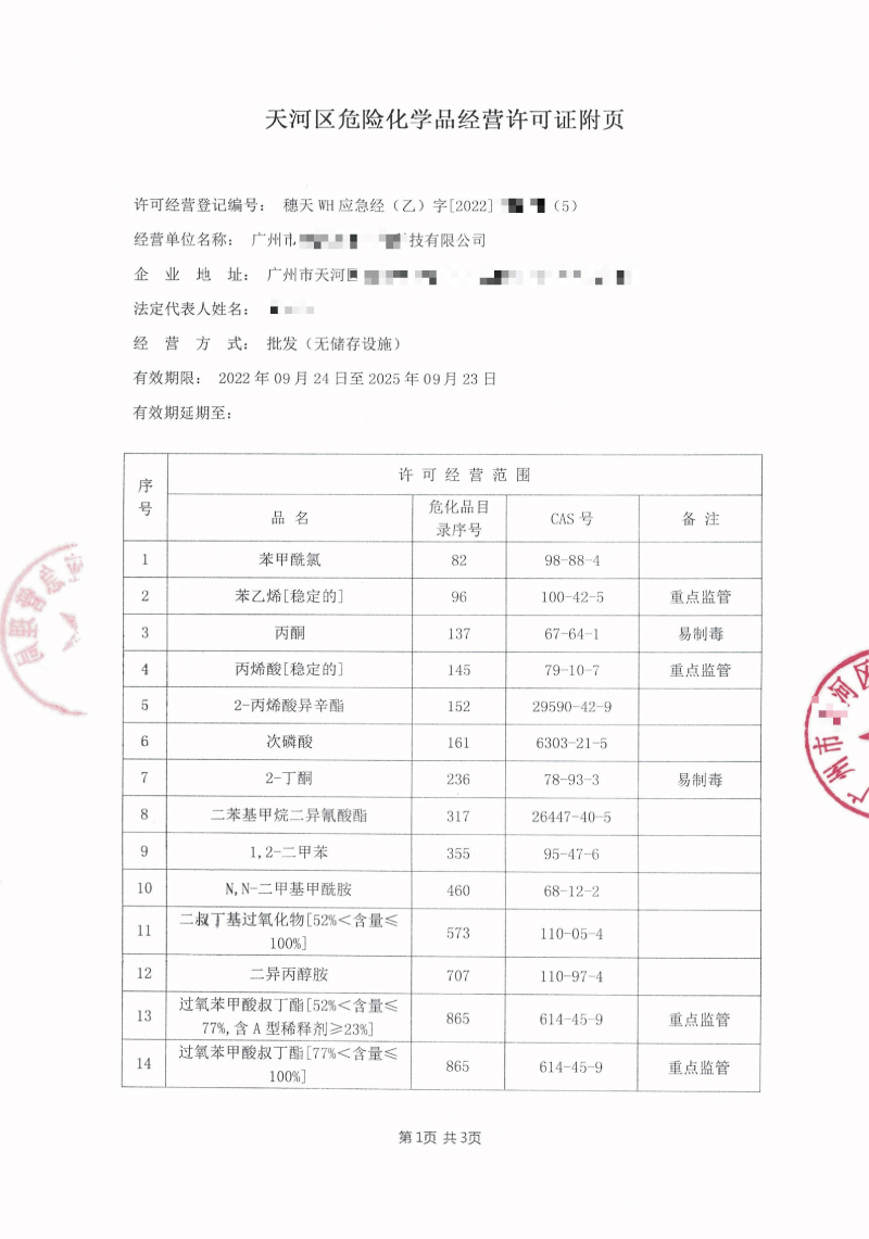危险化学品许可证办理要注意哪些细节？